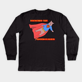 Breaking the Sound Bearier Kids Long Sleeve T-Shirt